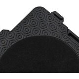 vidaXL Pohištveni valjčki 4 kosi z dvigalom črni 13,5x13,5x4,2 cm 300 kg | Shoptok.si