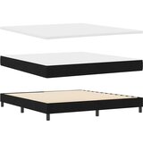  s opruga kutije s uzglavljem Crna 180 x 200 cm tkanina | shoptok.hr