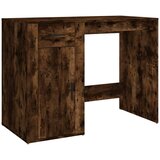Maison Chic Pisalna miza - pisarniška miza - Računalniška miza dimljeni hrast 100x49x75 cm inženirski les, (21785473) Cene