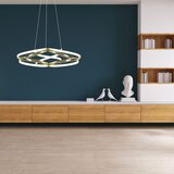 Toolight moderna led stropna svjetiljka + pilot App794-CP ravno zlato | shoptok.hr