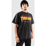 Thrasher Flame Vintage T-shirt black Cene