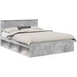  Krevetna konstrukcija s uzglavljem Betonska siva 150 x 200 cm | shoptok.hr