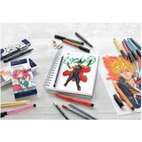 Flomaster PITT ARTIST MANGA BLACK SET PK4 FABER CASTELL 167132 CRNI BLISTER | Shoptok.si
