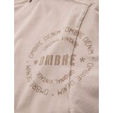 Ombre Men's military style printed cotton t-shirt - beige | Shoptok.si