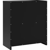 Ormarić za spise crni 79 x 40 x 90 cm čelični | shoptok.hr