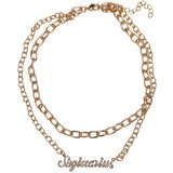 Urban Classics Accessoires Diamond Zodiac Gold Shooter Necklace Cene
