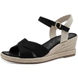 Tamaris Sandali bež / črna | Shoptok.si
