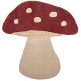 Bloomingville Mini Rdeča volnena otroška preproga 85x90 cm Mushroom – Cene