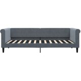  Dnevni krevet tamnosivi 90 x 200 cm baršunasti | shoptok.hr