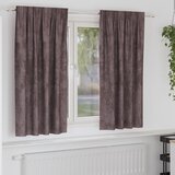 vidaXL žametne zavese 2 kosi z očesi Rjava 175x140 cm Cene