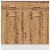 vidaXL Donji dio ladice Artisan hrast 80x46x81,5 cm izrađeno drvo | shoptok.hr