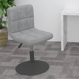  Okretni barski stolac svjetlosivi baršunasti | shoptok.hr
