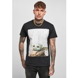Merchcode Men's T-shirt Baby Yoda Good Side - black Cene