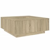 Maison Chic Klubska mizica - kavna mizica - Nizka mizica sonoma hrast 100x100x40 cm inženirski les, (21753381) Cene