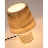 Kave Home Slonokoščena marmorna namizna svetilka z marmornim senčilom (višina 27 cm) Alaro – | Shoptok.si