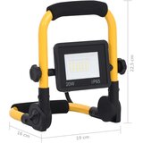 vidaXL LED reflektor z ročajem 20 W toplo bel | Shoptok.si