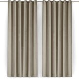 Filumi Bež žametna zavesa za delno zatemnitev 530x225 cm Velto – | Shoptok.si
