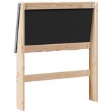  Tapecirani uzglavlje Svijetlo siva 80 cm Čvrsto borovo drvo | shoptok.hr
