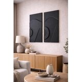 WALLXPERT Crni Dekorativni Zidni Pribor 3D70100-012 Cene