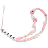 Guess GUSTBOHP zapestnica / obesek za telefon - Beads Shell roza