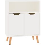 Maison Chic Komoda - Predalnik visok sijaj bela 60x30x72 cm inženirski les, (21720715) | Shoptok.si