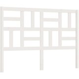  Posteljno vzglavje belo 166x4x104 cm trdna borovina, (20647067) | Shoptok.si