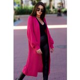 Kesi Long sweater fuchsia cardigan Cijene