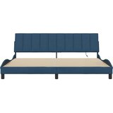  Okvir za krevet bez madraca Hanko plavi 200x200 cm od tkanine | shoptok.hr