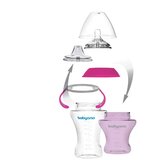 BabyOno neprolijevajuća čaša Natural, ljubičasto-roza | shoptok.hr