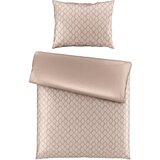 Dieter Knoll OBOJESTRANSKA POSTELJNINA Snako 140/200 cm saten bež | Shoptok.si