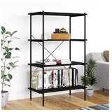  s 4 razine crne 80 x 40 x 130 cm | shoptok.hr