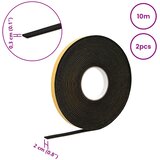  Samoljepljiva pjenasta traka 2 pcs Crna 20mm x 10m CR pjena | shoptok.hr