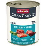 Varčno pakiranje Animonda GranCarno Original Adult 12 x 800 g - Losos in špinača
