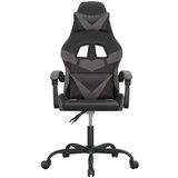  Gaming stol črno in siva umetno usnje, (21377116) | Shoptok.si