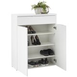 CARRYHOME omara za čevlje bela, visoki sijaj | Shoptok.si