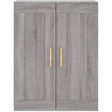  Visoka komoda siva sonome 69,5x34x180 cm od konstruiranog drva Slike