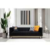  bellino - black blackgold 3-Seat sofa Cene