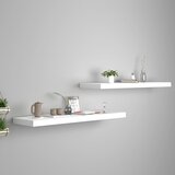 vidaXL plutajuće zidne police 2 kom bijele 90 x 23,5 x 3,8 cm MDF Cijene