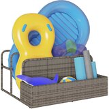  Plovak za bazen Siva 110x100x57 cm Poli ratan | shoptok.hr