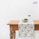 Linen Tales Lanen namizni tekač 40x200 cm White Botany – | Shoptok.si