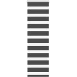  Zavjesa zebra crna 45x150 cm širina tkanine 40,9 cm poliester | shoptok.hr