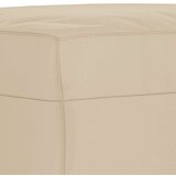 vidaXL Sedežna garnitura 3-delna z blazinami krem blago iz mikrovlaken | Shoptok.si