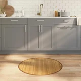 Okrugli tepih Prirodni 80 cm Bambus