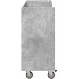 Golf ormar s kotačem Jednobojno Betonski sivi 120 x 45 x 98 cm | shoptok.hr