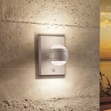 Eglo sesimba a a 1 spoljna zidna lampa/2, led, 2x3,7w, srebrna | Eponuda.com
