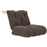 Karup Design Temno rjav fotelj iz rebrastega žameta Hooked – | Shoptok.si