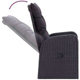  7-dijelni vrtni blagovaonski set s jastucima crni | shoptok.hr