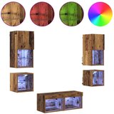 TV stenske enote 8 pcs Star les Konstruiran les, (5000112614) | Shoptok.si