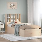 vidaXL Okvir kreveta bez madraca 90 x 200 cm od masivne borovine | shoptok.hr