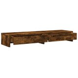  Stalak za monitor s ladicama boja hrasta 100x27x15 cm drveni | Eponuda.ba